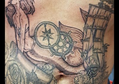 Tattoo-Meerungfrau